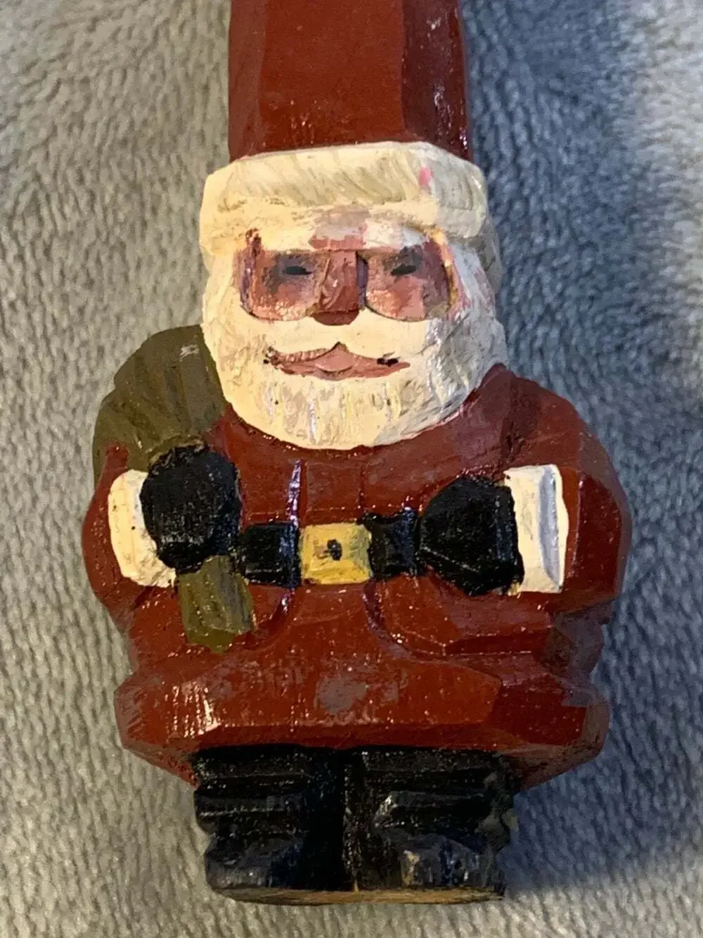 Wooden Santa decoration